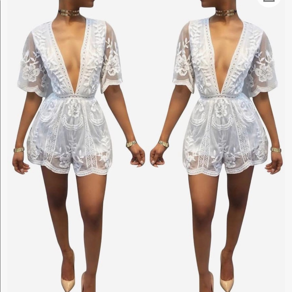 White romper